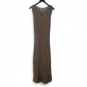 Paloma Wool Brown Knit Maxi Dress